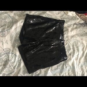 Sequin shorts